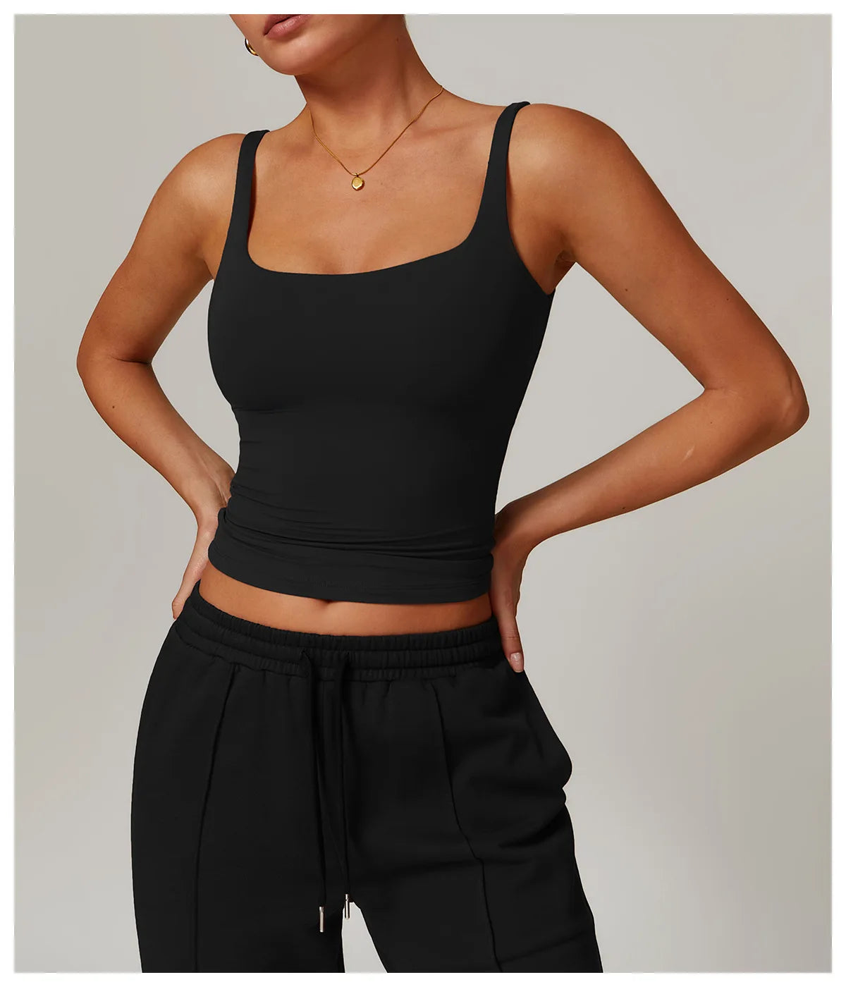 Le top FIERCE  - Débardeur gainant sans couture avec brassière intégrée