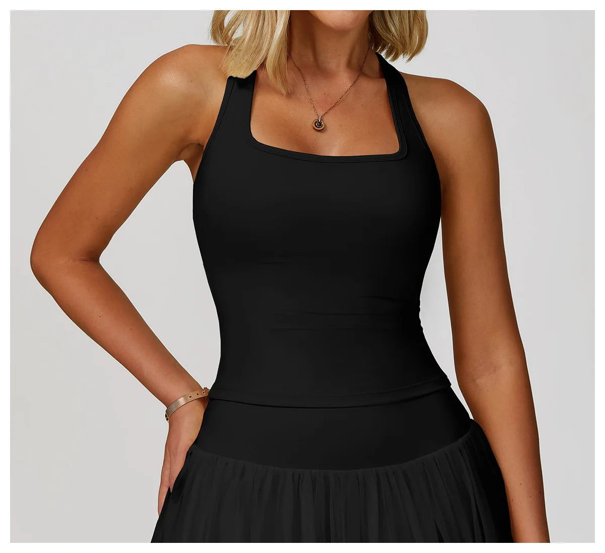 Le top STONE  avec brassière intégrée