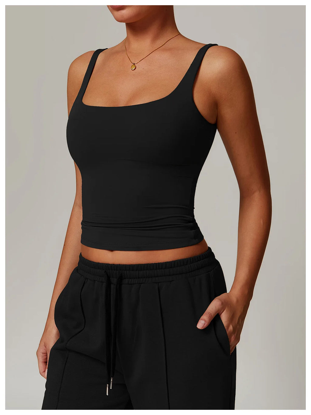 Le top FIERCE  - Débardeur gainant sans couture avec brassière intégrée